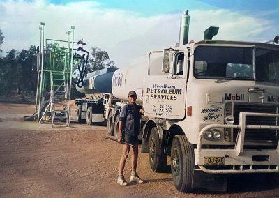 Fuel depot and Woodham Petroleum truck